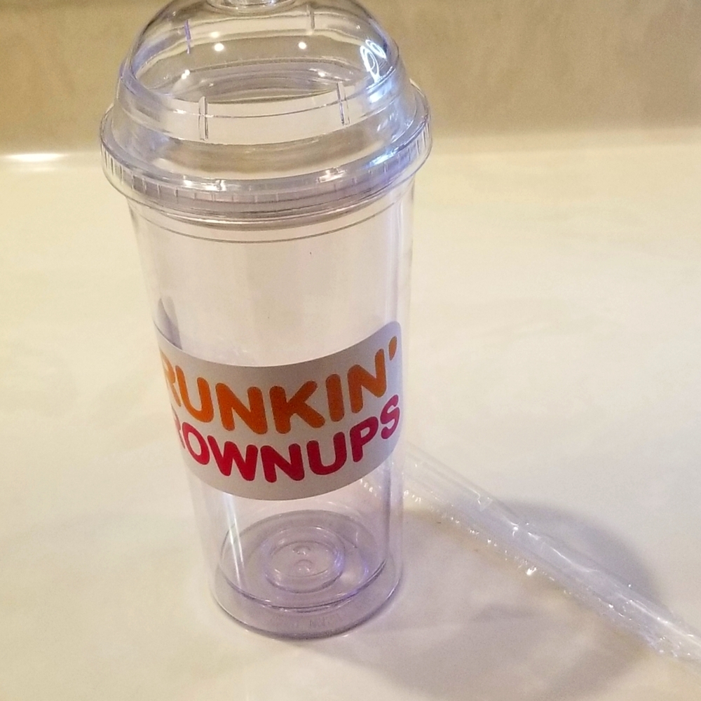 "Drunkin' Grownups" 20 oz Reusable Cup w/Straw